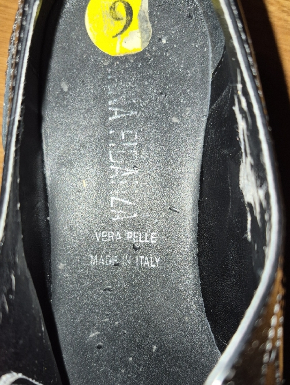 Platform Italian Brogues Lace-Up Shoes - Classic Wingtip Style Size 9 / 40 - Picture 4 of 4